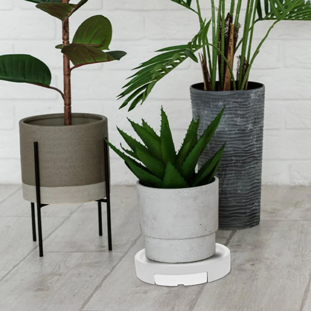 

Rolling Plant Stand Cart Tray Indoor on Wheels Pulley Wheeled Flower Pot Bottom