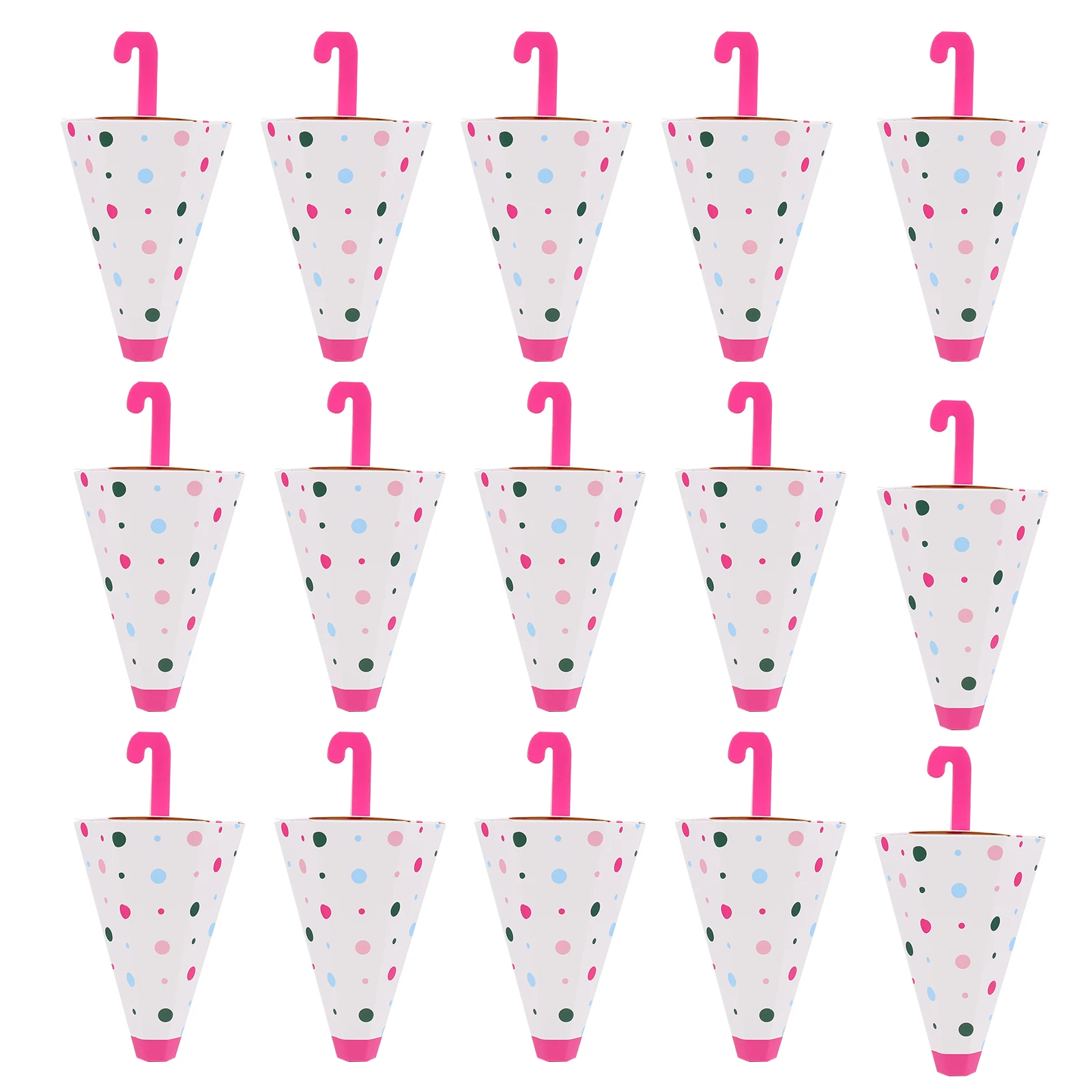 

24 Pcs Snack Packaging Boxes Candy Wrapping Decorative Party Food Holders Small Paper Storage Box for Gifts Fruits Biscuits