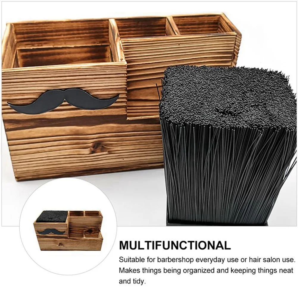 B03C-2X Wood Hairdressing Tool Box Hair Salon Shear Holder Hair Cutting Scissors Rack Storage Container Barber Tools Holder