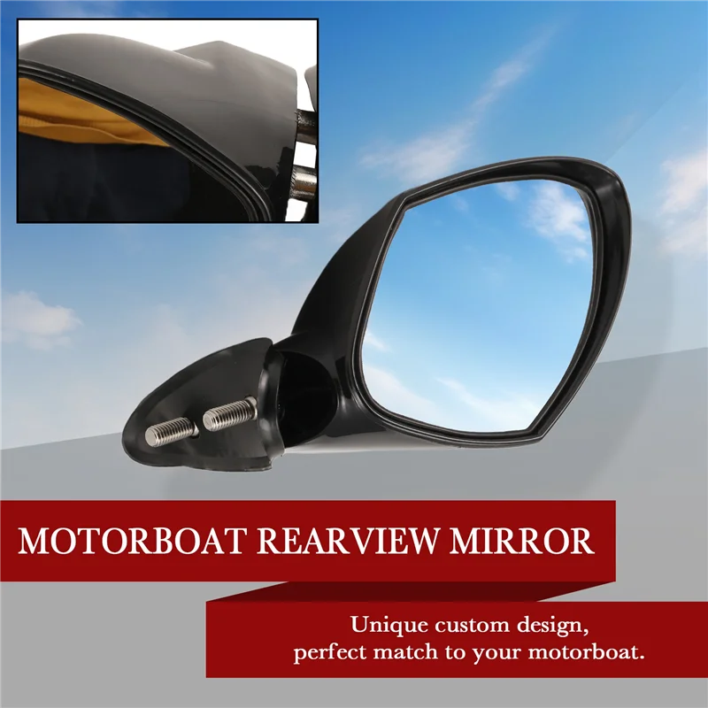 

A45F-Motorboat Rearview Mirror Jet Ski Mirror Accessories For Yamaha Waverunner VX 110 Deluxe Sport Cruiser EX EX R