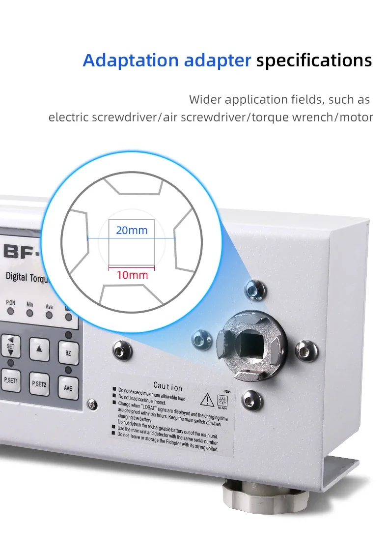 A-BF BF-50 Digital Torque Meter High Precision Electric Drill Button Torque Tester Motor Tester for Electric Screwdriver