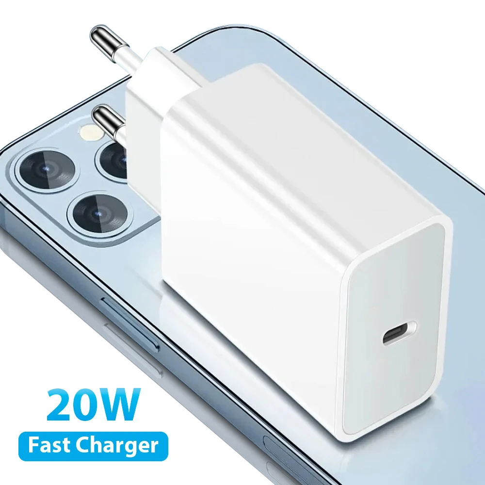 20W PD Fast Charger For Apple Universal Phone Chargers For iPhone iPad Phone Tablet Quick Charge Adapter TypeC Phone Accessories