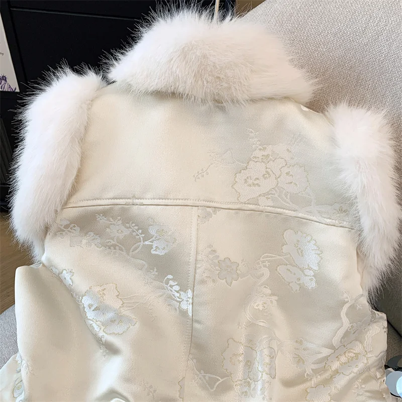 2024 New Autumn and Winter Fur Vest for Women Imitation Fox Fur High-end Style Advanced Designed Niche Temperature Vest