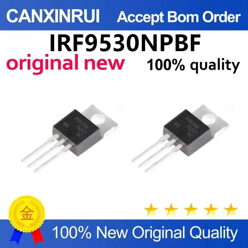 （5pcs-100pcs）Original genuine IRF9530NPBF TO-220 P-channel -100V/-14A direct insertion MOSFET chip