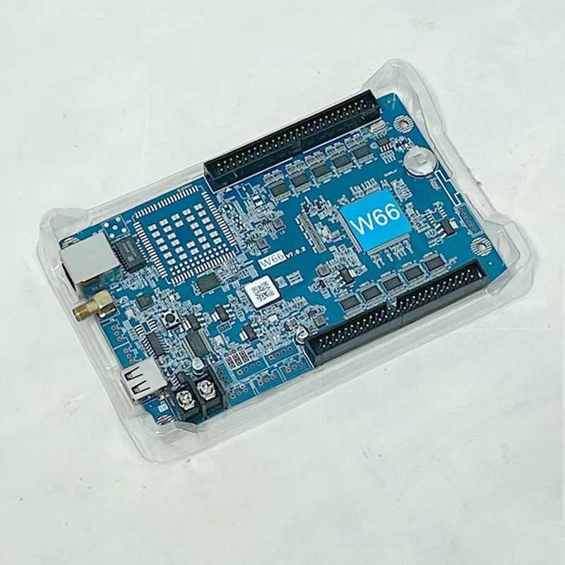 HD-W66 Single Color LED Panel Mobile Phone WiFi Control Card LED Display Screen Pixel Display USB Port  HUB08 HUB12 Motherboard