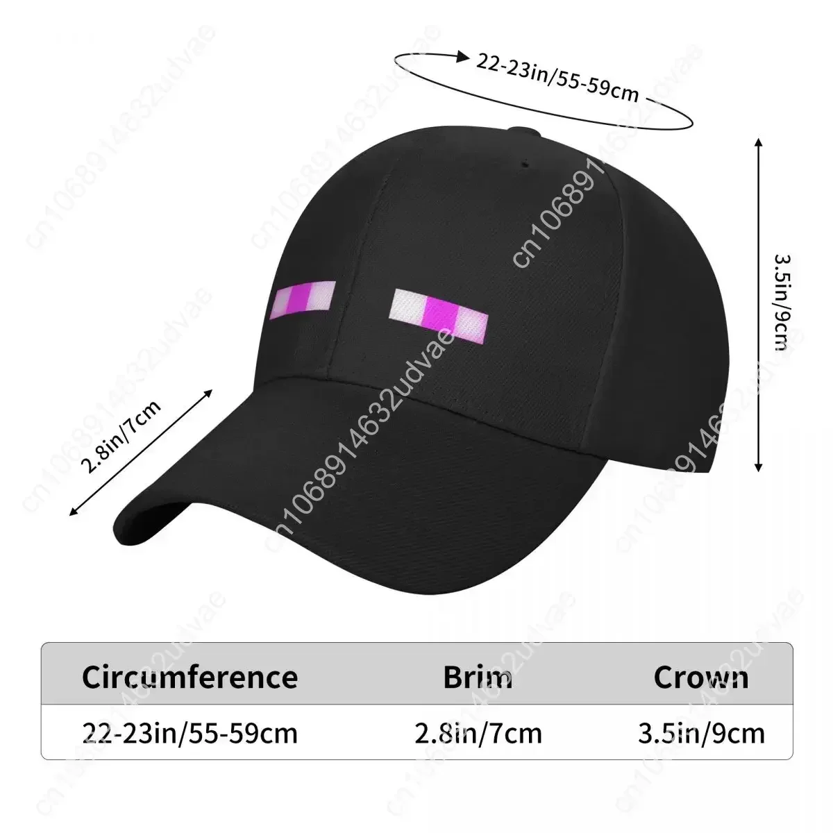 Czapka z daszkiem Enderman, modna, luksusowa marka, unisex, typu duckbill.