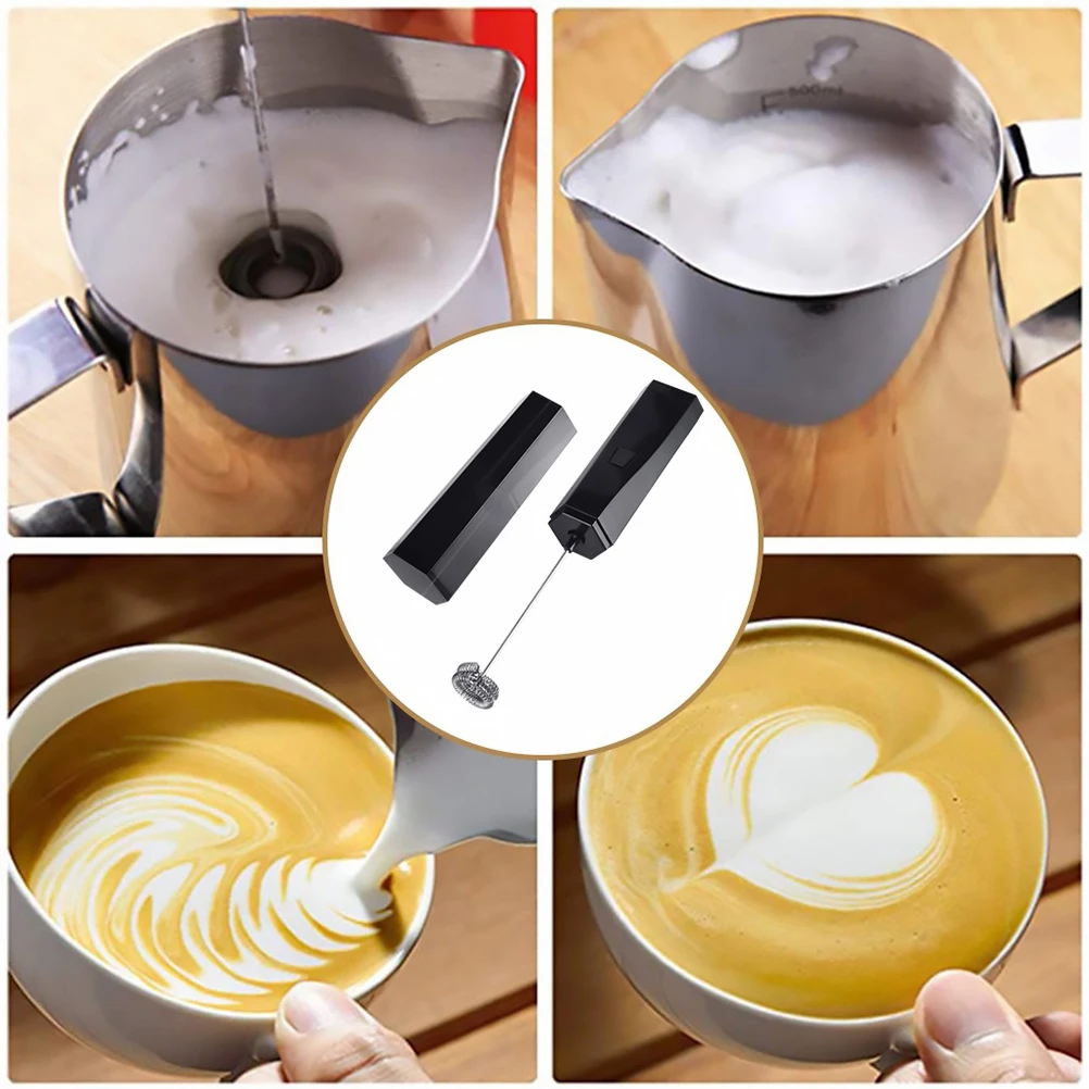

Electric Milk Frother Cream Mixer Blender H held Egg Whisk Plastic Stainless Steel Ergonomic Grip Perfect