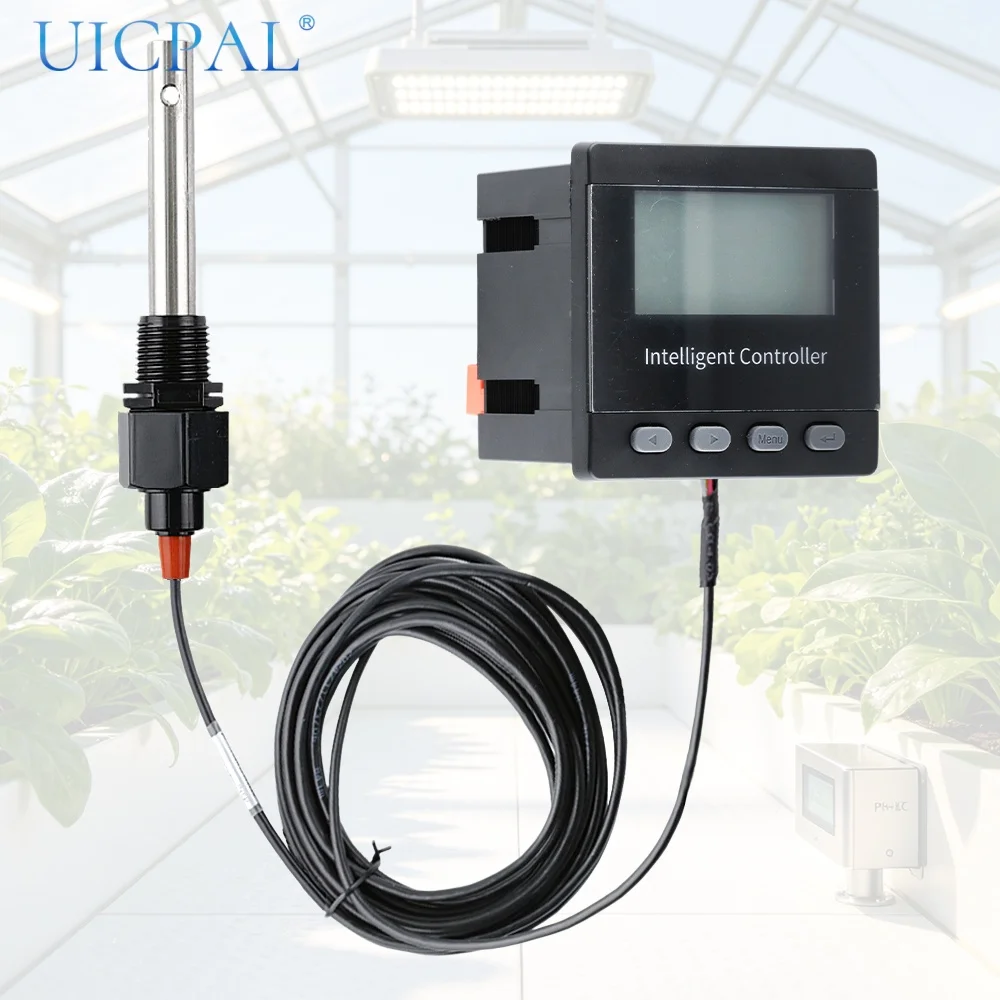 EC-Wasserqualitätssensor-Modul Kunststoff-Edelstahl-Sonde Elektrische Leitfähigkeit 0-2000uS mit Intelligenter Steueranzeige – Detail 7