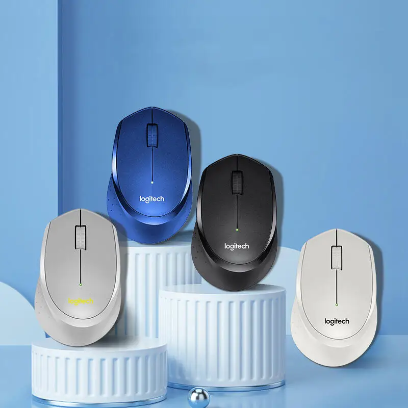 

Беспроводная мышь Logitech M330, двойного назначения для офиса и дома, бесшумная, USB, энергосберегающая и портативная