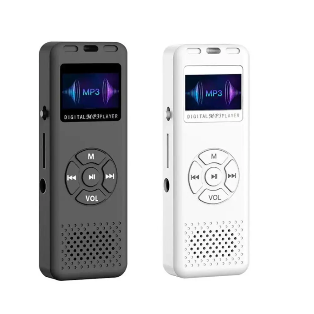 High Capacity Student MP3 Long Strip Built-in Speaker MP3 Music Player with buttons Simple Mini Music Player Learning Sports