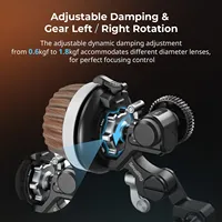 SmallRig 5163 F60 Modular Follow Focus Non-Damping 15mm Rod Clamp Gear Ring for DSLR Mirrorless Cameras Accessories
