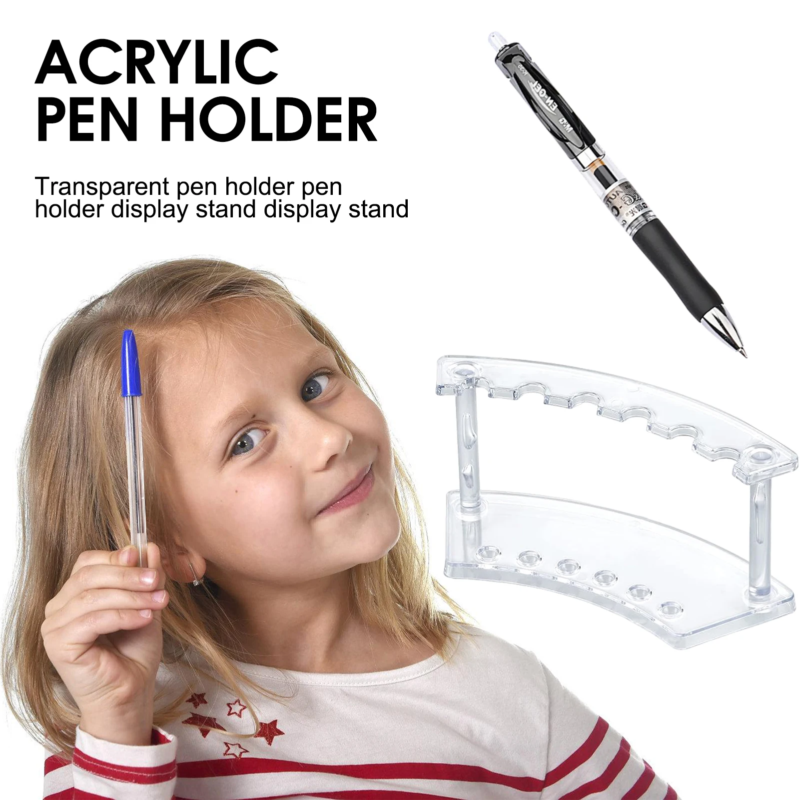 

Pencil & Pen Holder for Desk Desktop Decorative Pen Holder Suitable for Home Table Bookshelf