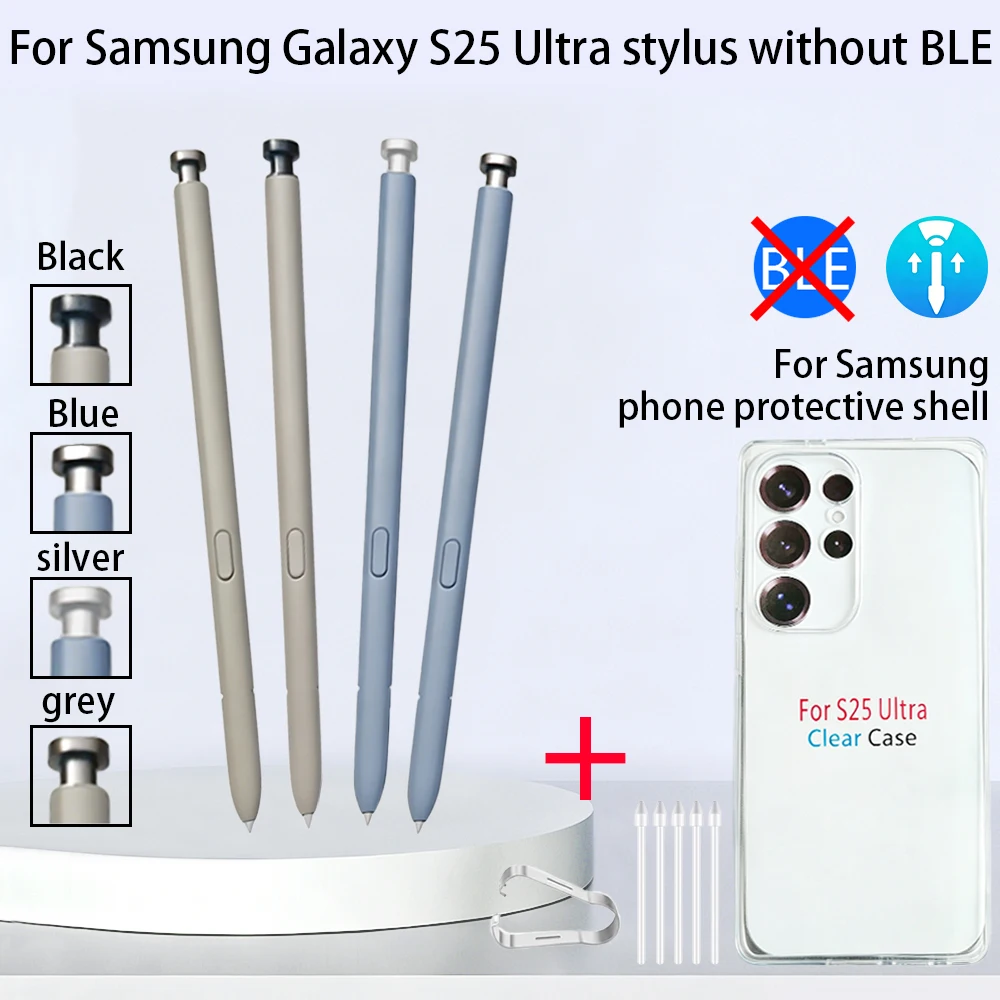caneta-stylus-touch-ej-ps938-para-samsung-galaxy-s25-ultra-com-pontas-de-substituicao-e-capa-de-telefone-anti-queda-em-tpu-macio