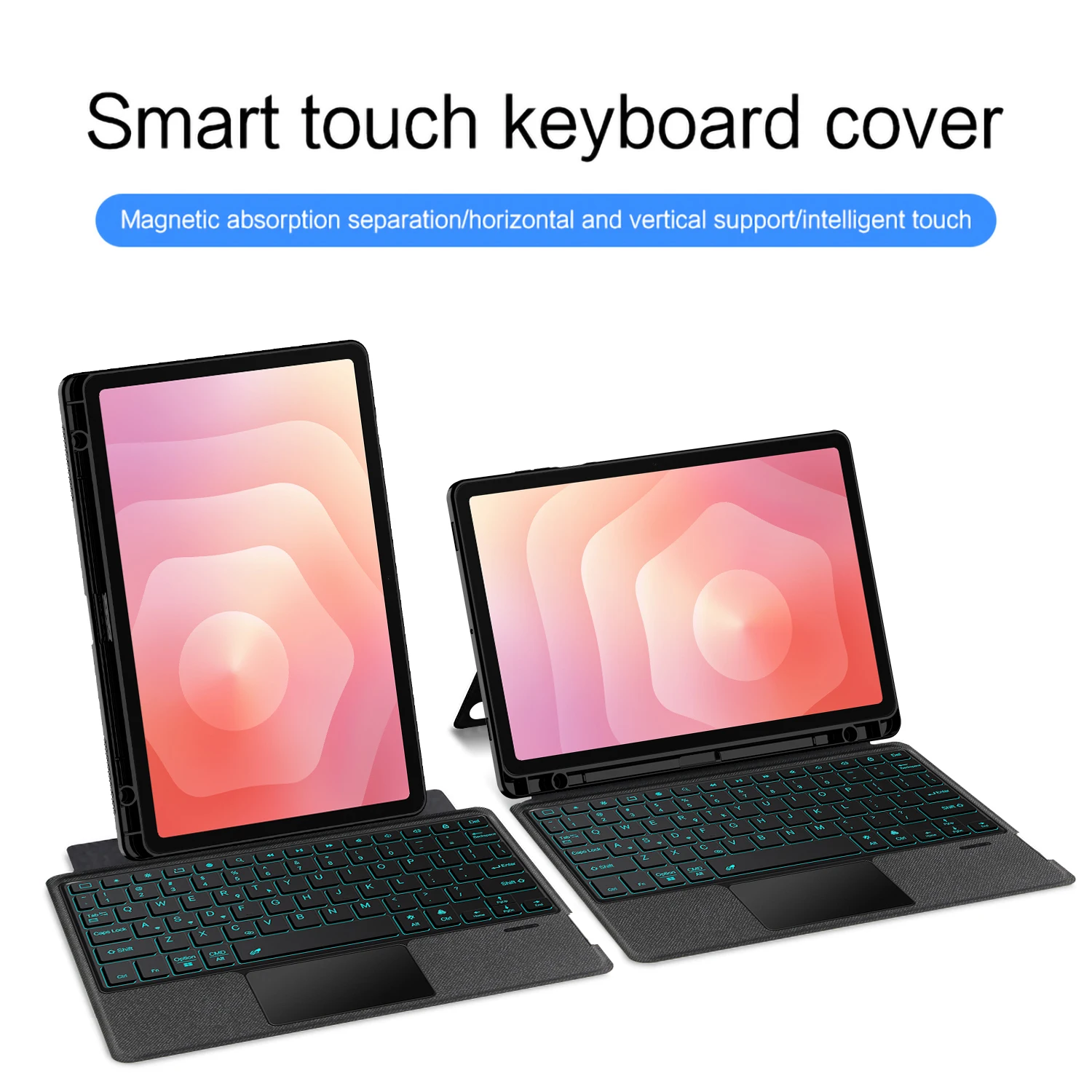 حافظة لوحة المفاتيح التي تعمل باللمس لهاتف سامسونج جالاكسي تاب S11 11 ''SM-X730 X736B Tab S11 11" S11 Ultra 14.6 " 2025 غطاء لوحي حامل القلم الرصاص #5