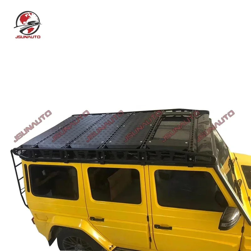 Car Roof Rack For W463 G Wagon G350 G500 Facelift Refit Luggage Carrier For W464 G63 Off-Road Style Roof Rack Ladder