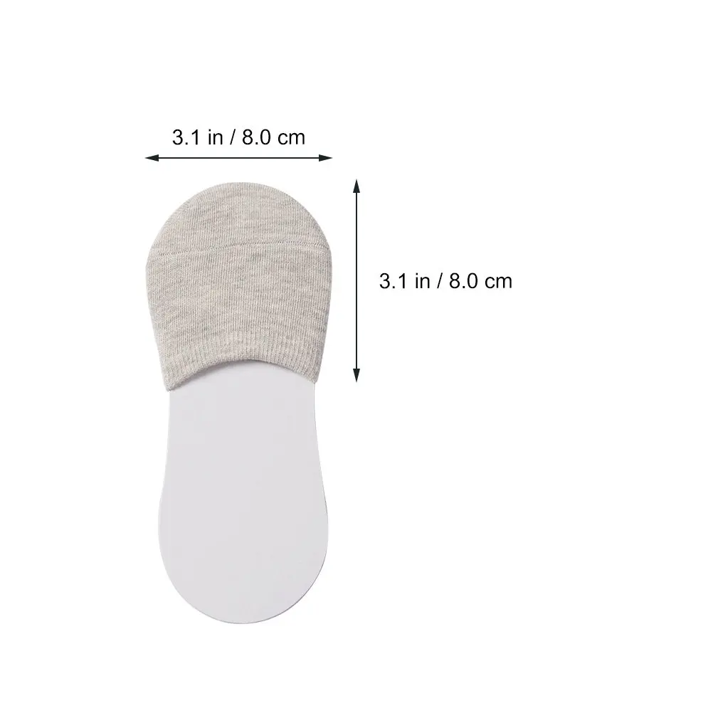 Cotton Non-Slip Half Socks Invisible Toe Socks for Women Men – Soft Comfortable Forefoot Socks in Assorted Colors