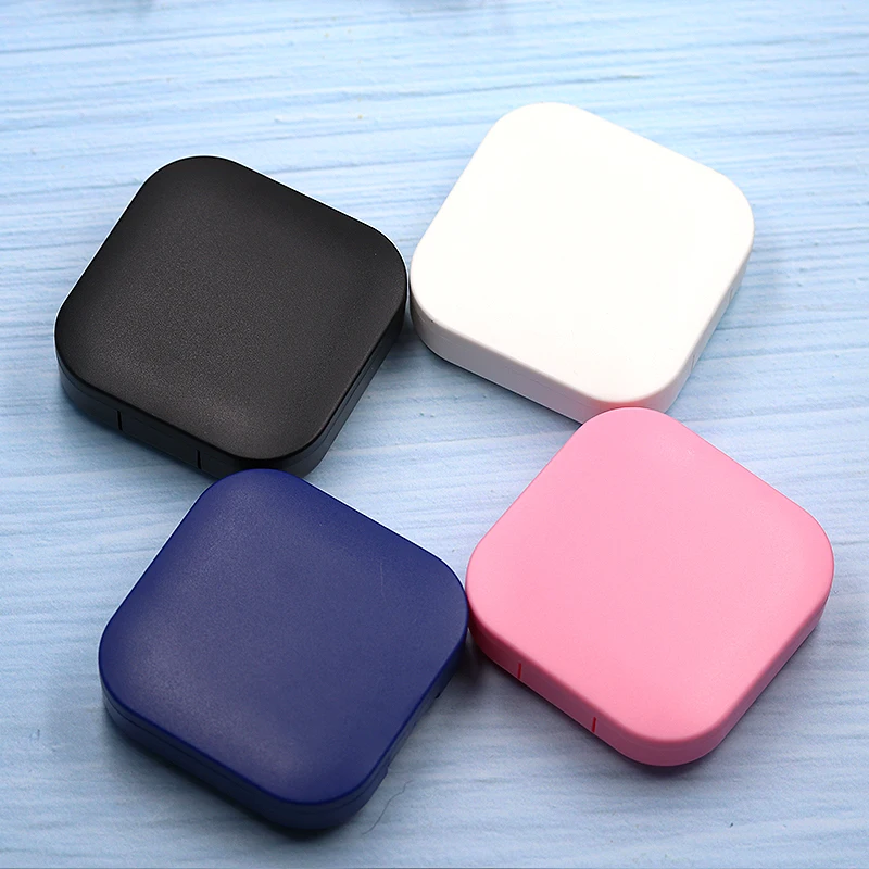 

COLOUR_MAX High Quality Cover Contact Lens Case With Mirror contact lenses case Container