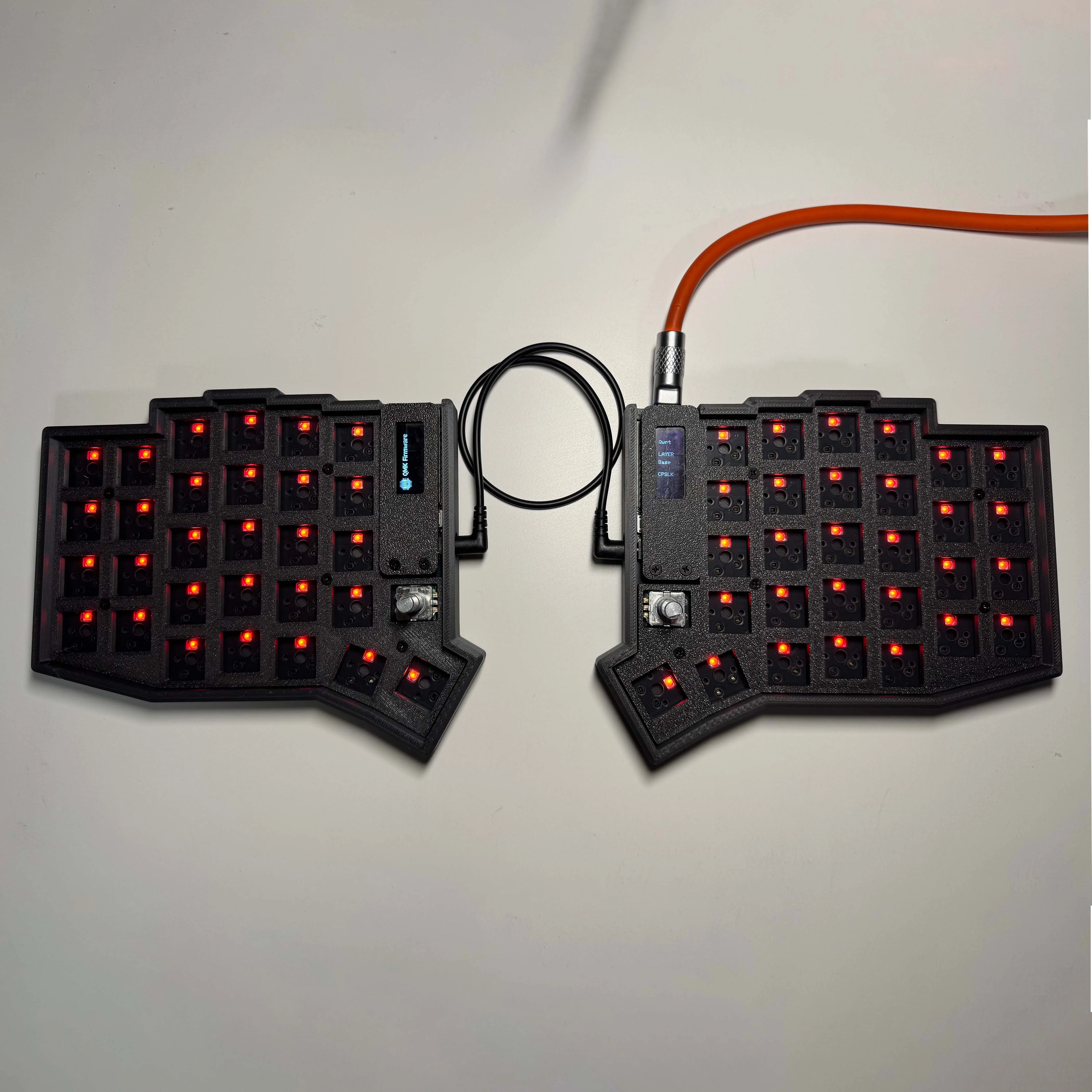 소플 V2 분리형 기계식 키보드 키트 유선 핫스왑 RGB 지원 QMK VIA 노브 포함 분리형 키보드 키트 PC 게이머 액세서리 선물