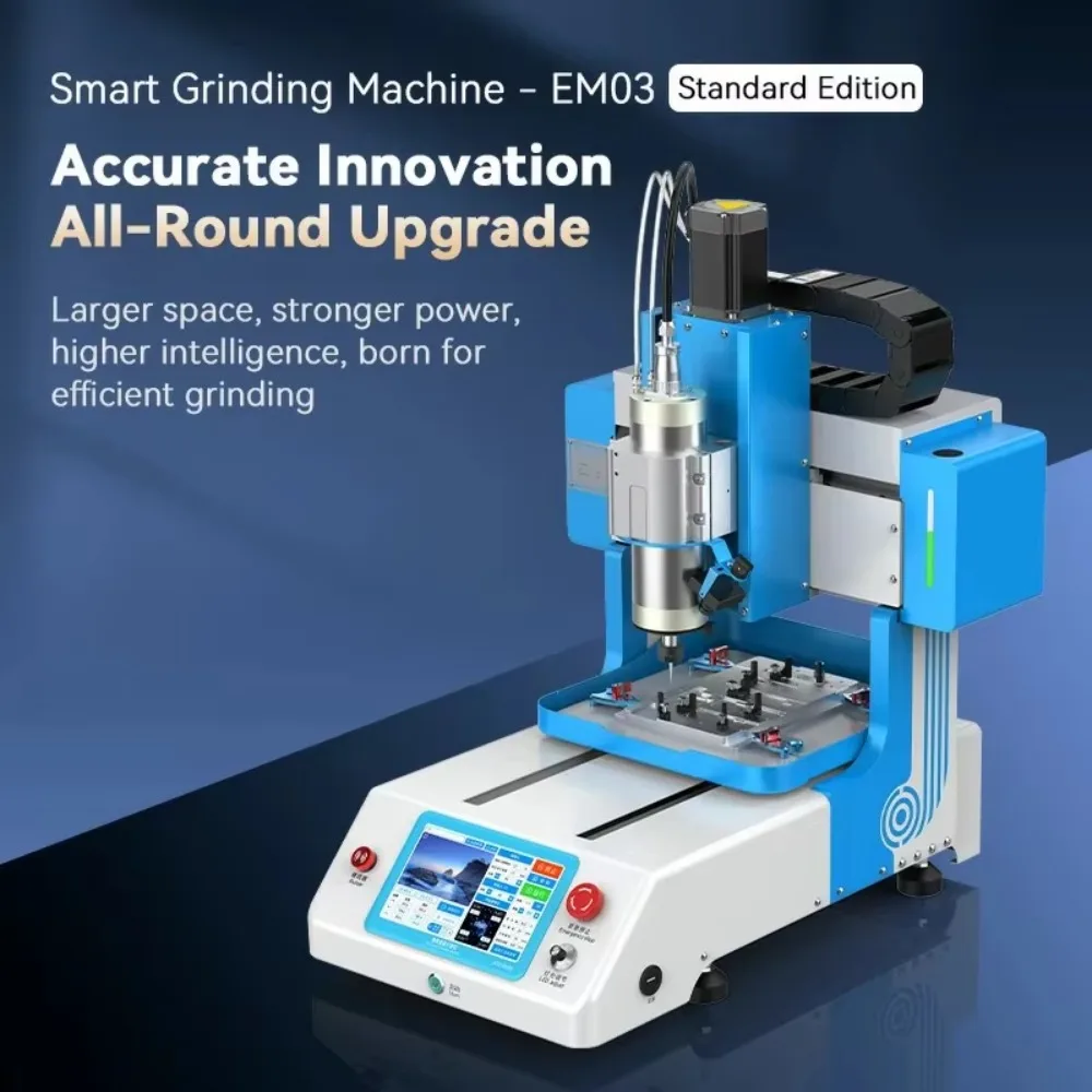 JC EM03 CNC main board chip machine + 6 pieces of molds for 11-15 front and rear grinding molds