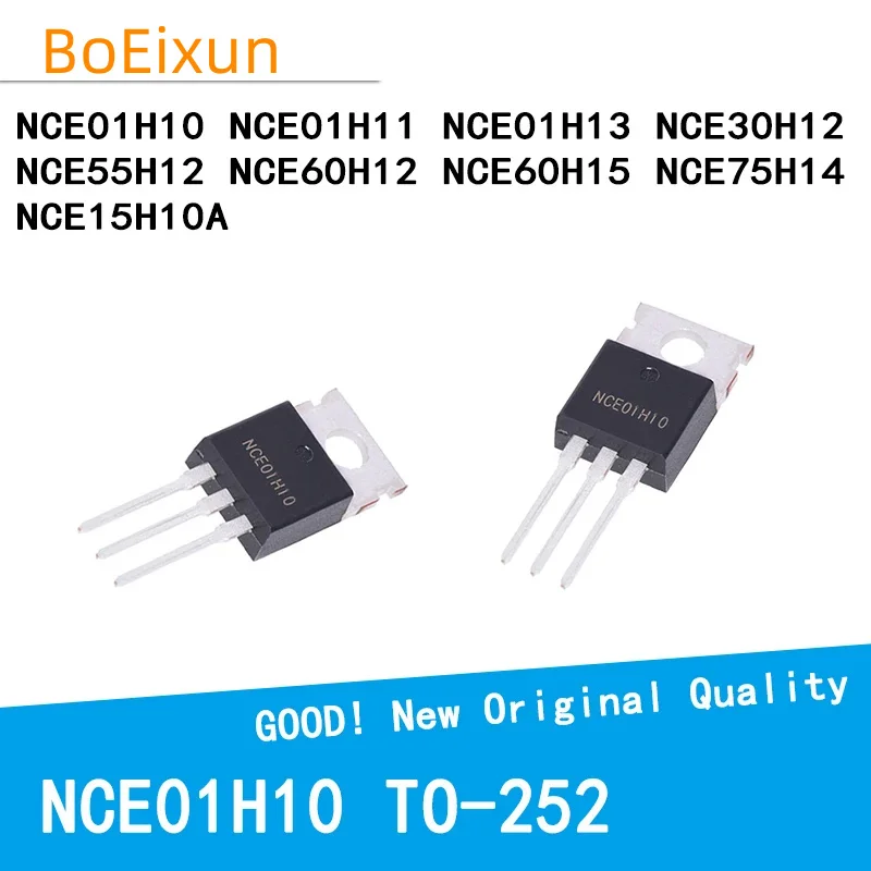 10Pcs/Lot NCE01H10 NCE01H11 NCE01H13 NCE30H12 NCE55H12 NCE60H12 NCE60H15 NCE75H14 NCE15H10A TO-220 New Good Quality Chipset