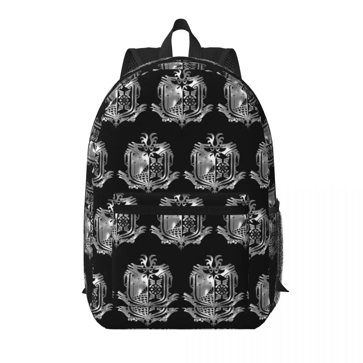 Monster Hunter World Student Backpack School Bag Hiking Travel Daypack for Men Women Bookbag Shoulder Bags