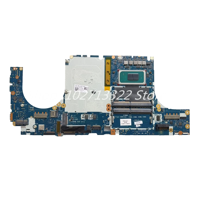 M75777-601 Used For HP ZBook Fury 15.6 Inch G8 Mobile Workstation Motherboard GPZ50 LA-K771P LA-K772P With I7-11800H DDR4 100%