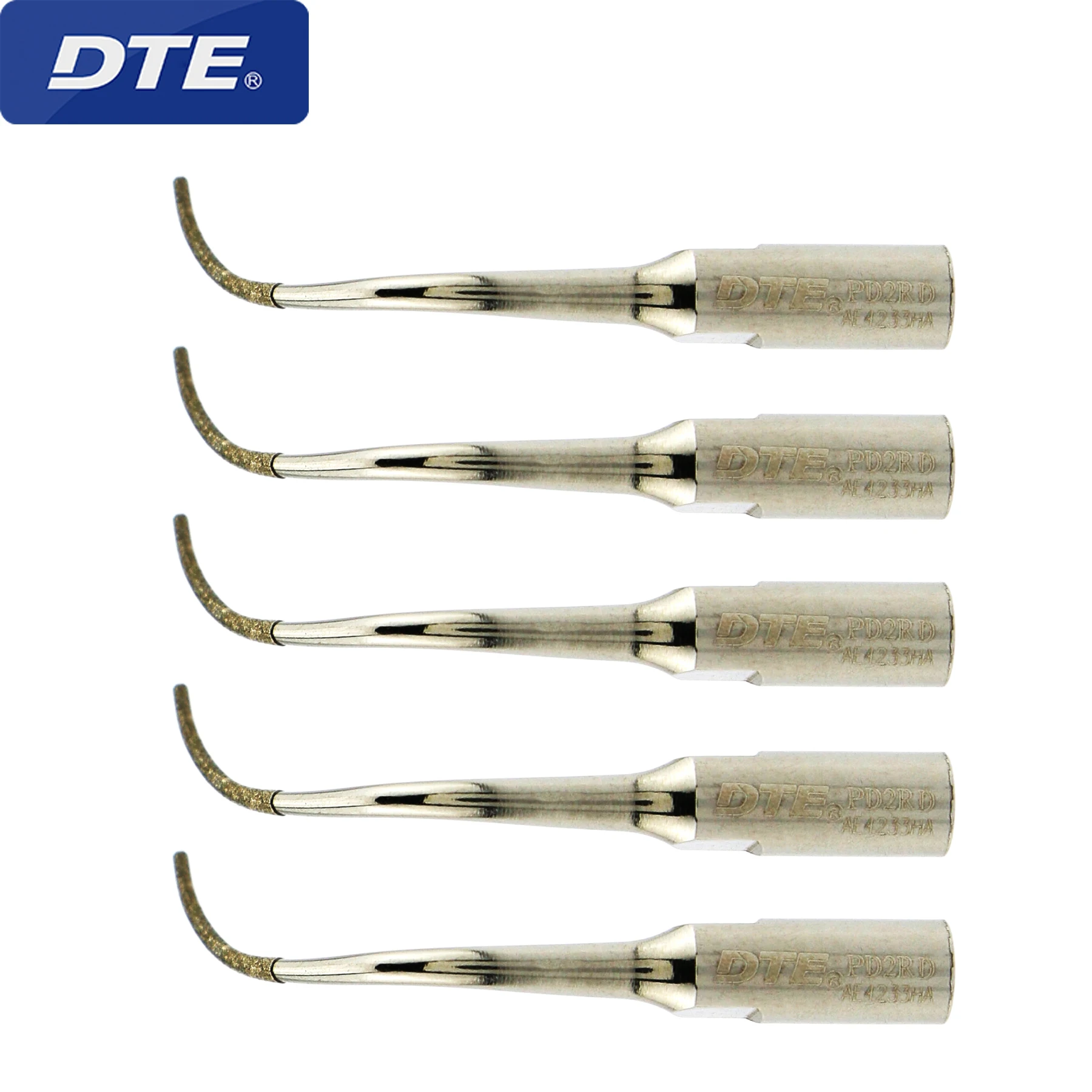 5× Dental Ultrasonic Scaler Scaling Endo Perio Tip Fit DTE Handpiece PD2RD