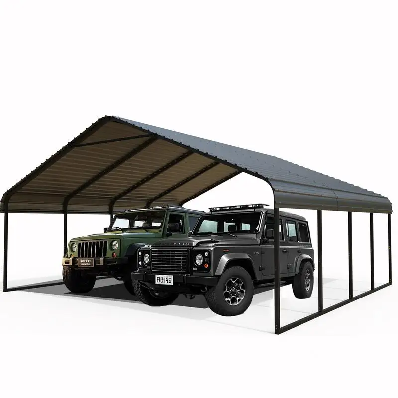 

Heavy-Duty Portable Carport 20x20 - Ideal Shelter for Vehicles, Boats & Equipment - Durable All-Weather Protection - Quick