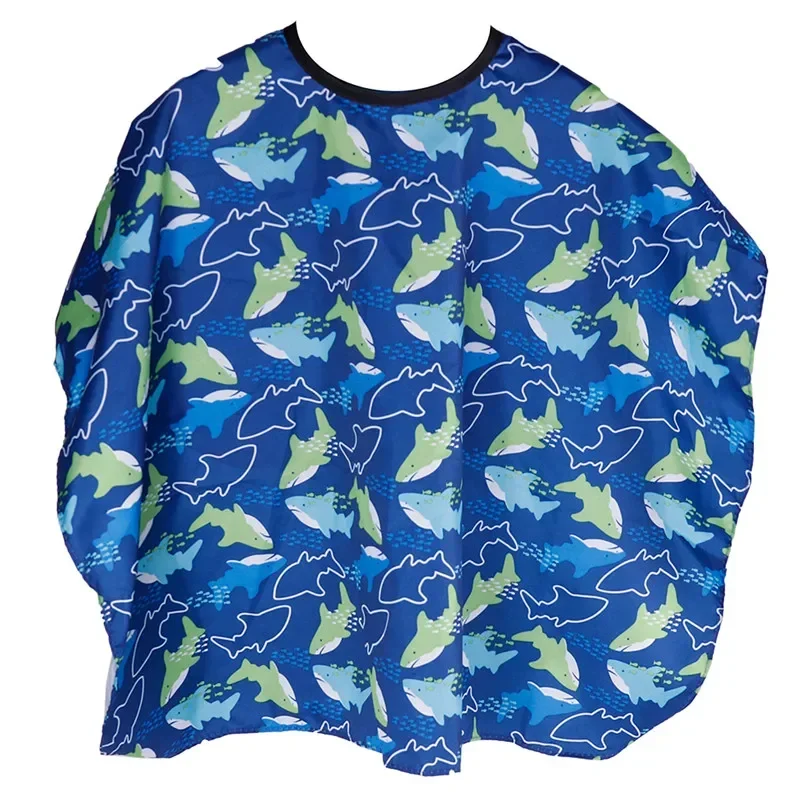 أطفال الكرتون حلاقة تصفيف الشعر كيب المهنية قص الشعر صالون الحلاق التفاف مقاوم للماء قطع ثوب العناية بالشعر لوازم التصميم