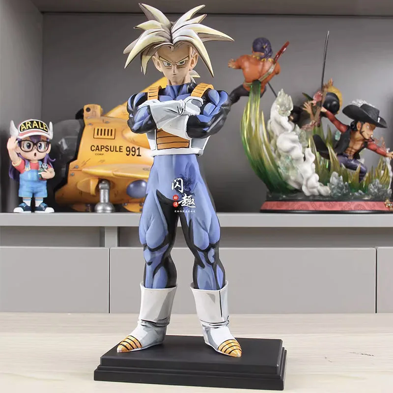 

32 см DBZ Trunks Модель Dragon Ball Z Фигурка Манга Фигурка Аниме Super Saiyan Фигурки Комикс Цвет GK Статуя Подарок для Детей