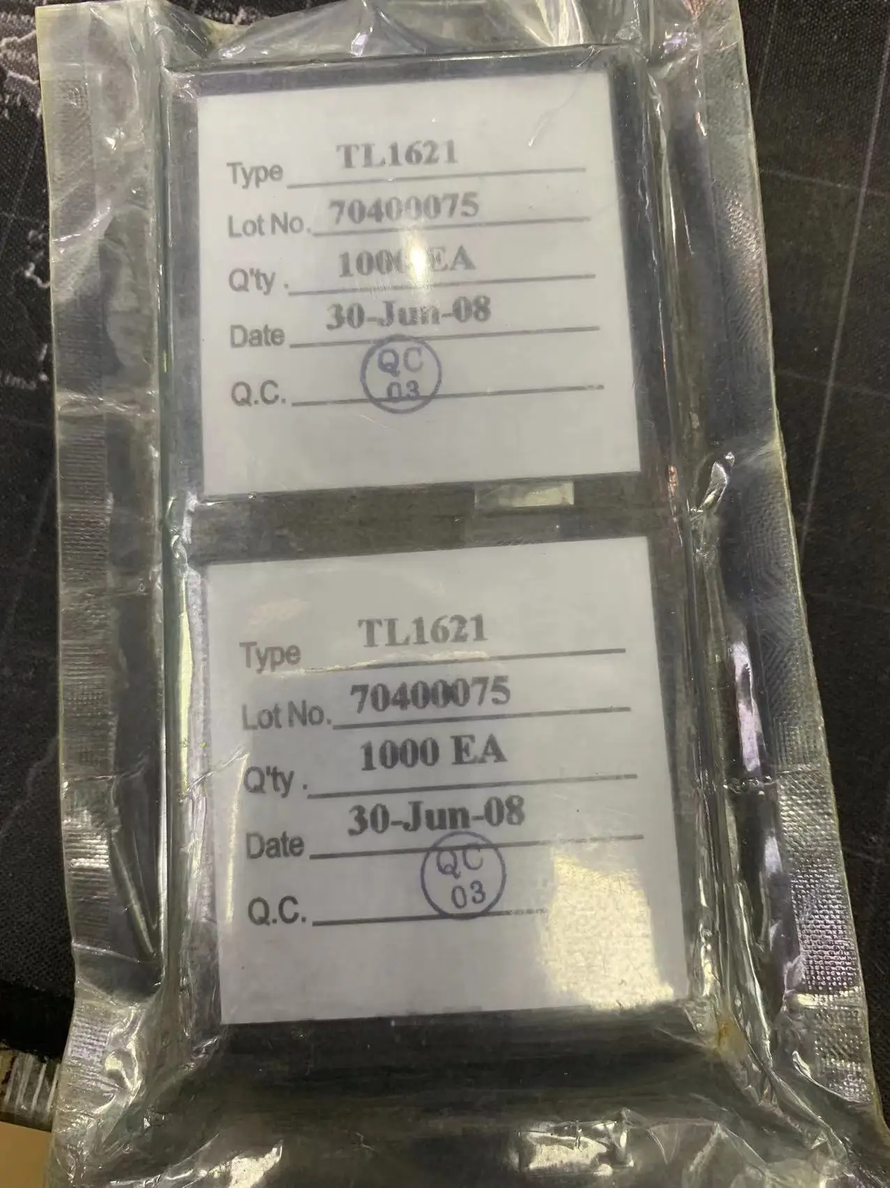 TL1621 (5 pezzi) inventario originale e spot