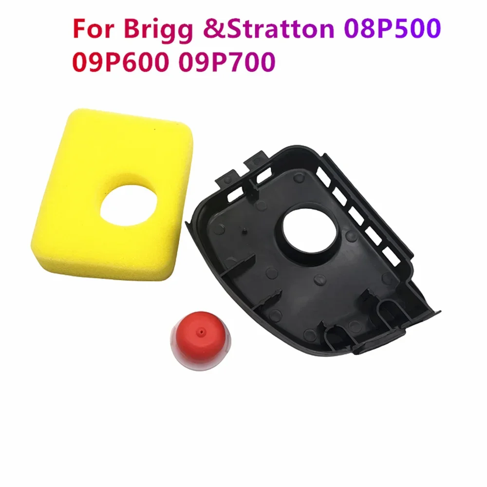 New kit Air Filter+Covver+Base Cover Plug Replace 595660 590581 799579 594281 590584 for Brigg &Stratton 08P500 09P600 09P700