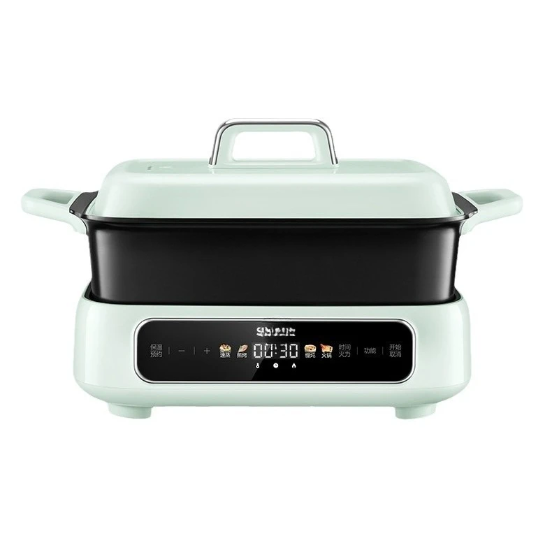

Split type, electric hot pot 5L cooking pot, electric steaming, heating, multi-purpose, cooking