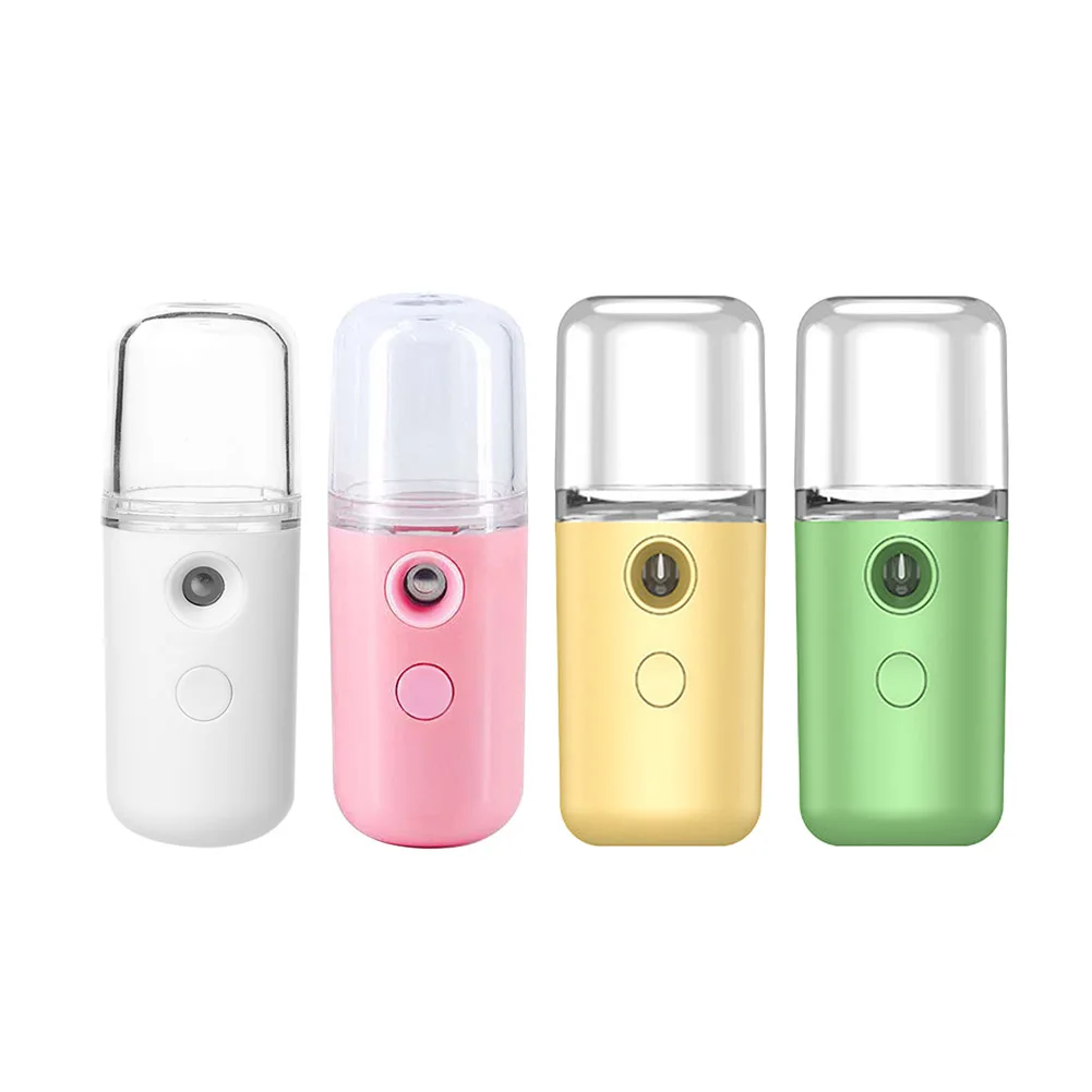 Handy Hydrating Sprayer 30ml Moisturizing Atomization Humidifier Visual Water Tank Cool Mist Facial Steamer for Skin Care Makeup