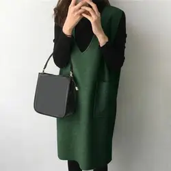 Base Dress Simple Japan Style Pure Color Dress Autumn Winter Women Dress  Pure Color Slim Dress for Parties