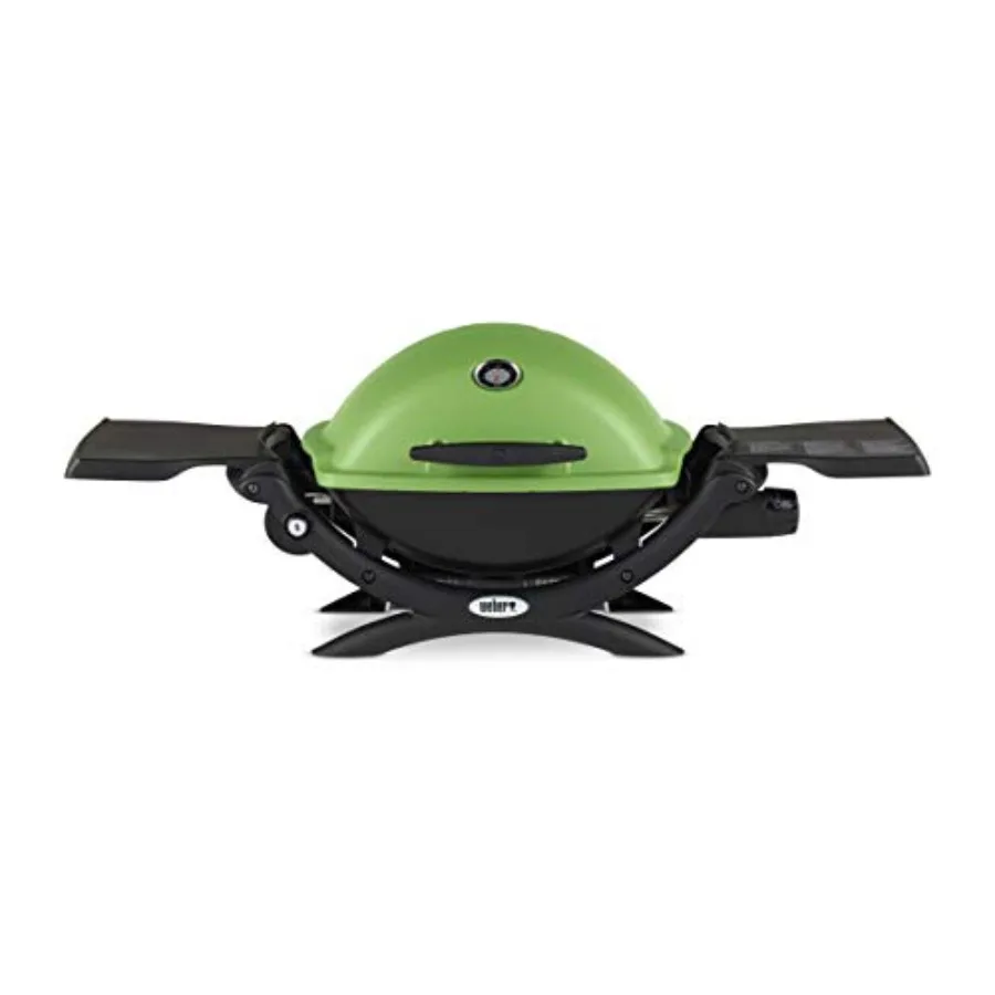 

Q1200 Liquid Propane Portable Gas Grill, 1‑Burner Travel and Camping Grill with Cast‑Iron Grates and Electronic Ignition 8, 500