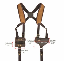 Tourbon – Funda táctica de hombro para pistola con doble cargador