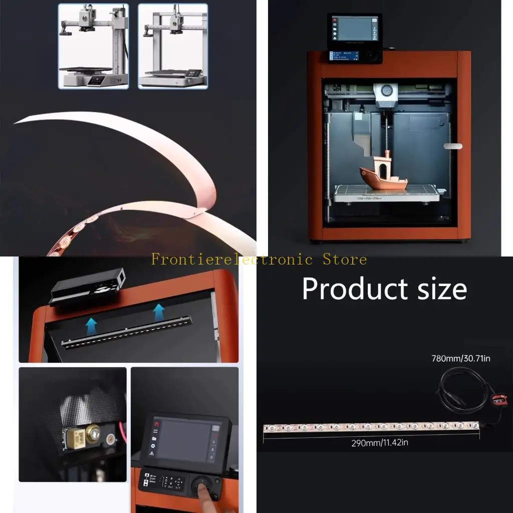 

G8DB Светодиодный ламп с высокой яркостью освещение 290 мм для мини -принтера для более четкого просмотра 290 мм