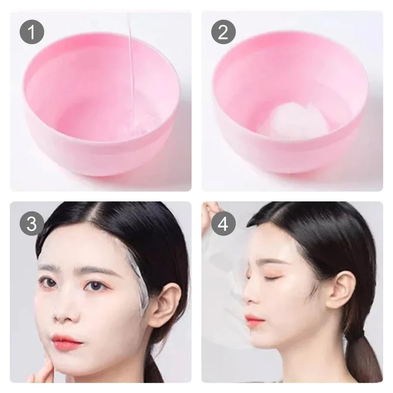 3 قطعة قناع الوجه السيليكون خلط السلطانية عدة مع فرش قضيب لينة DIY بها بنفسك قناع الوجه خلط مجموعة أدوات العناية بالبشرة لوازم التجميل #5