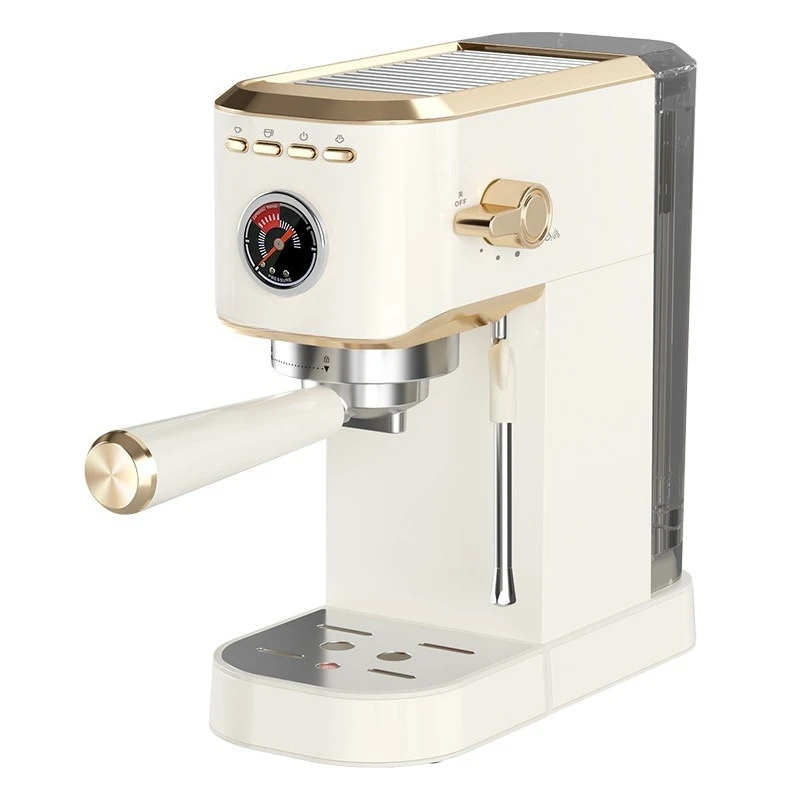 

Semi-automatic coffee machine, espresso retro steam milk foam home, small espresso machine