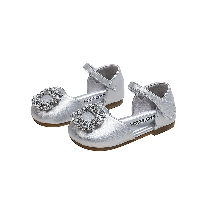 Ragazza principessa vestito sandali estate strass fibbia bambini scarpe da principessa moda causale bambini festa di nozze sandali versatili