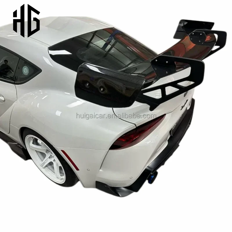 Top Carbon Fiber A-D V3 Rear Wing Car Spoilers For Toyota GR Supra A90 A91 MK5 Trunk Lip Spoiler Tail Wing Other Body Parts