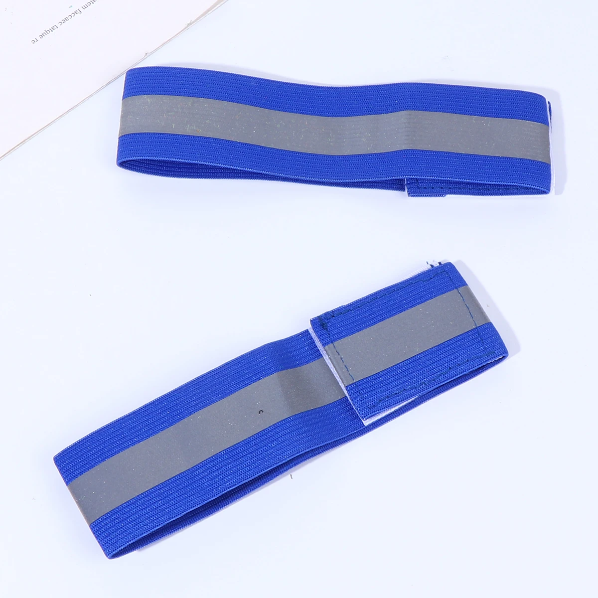 

12pcs Reflective Wristbands Fluorescent Bracelets Outdoor Safety for Night Running Walking Hiking Armbands Ankle Bands High