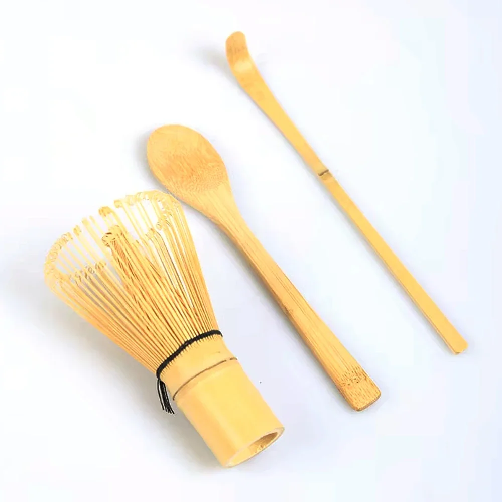 

Matcha Set Traditional Spoon Tea Spoon 100% Natural Bamboo Handmade Traditional Japanese Tea Perfect SetQ