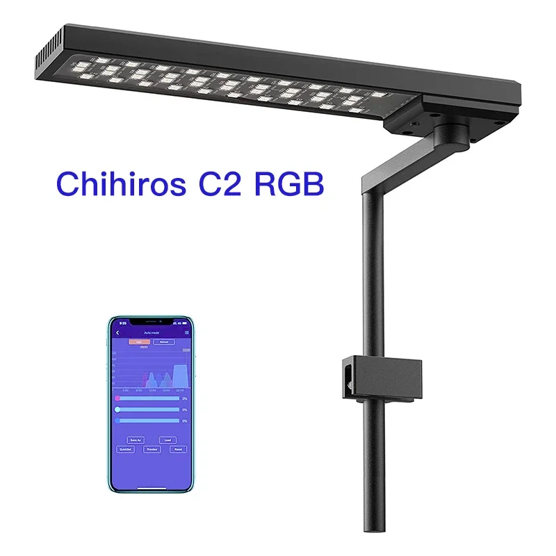 Chihiros C2 フルスペクトル C2 RGB 水族館 LED ライト日の出日没水