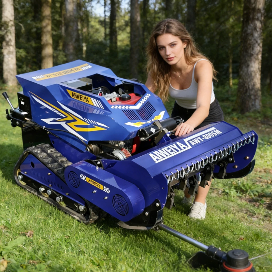 

Customized grass crusher, adjustable cutting height, low-maintenance gas-powered lawn mower