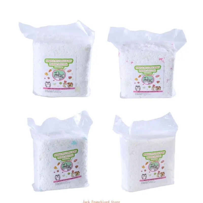 

450g Natural Paper Small Pet Bedding with Odor Control 2 Pack Bedding