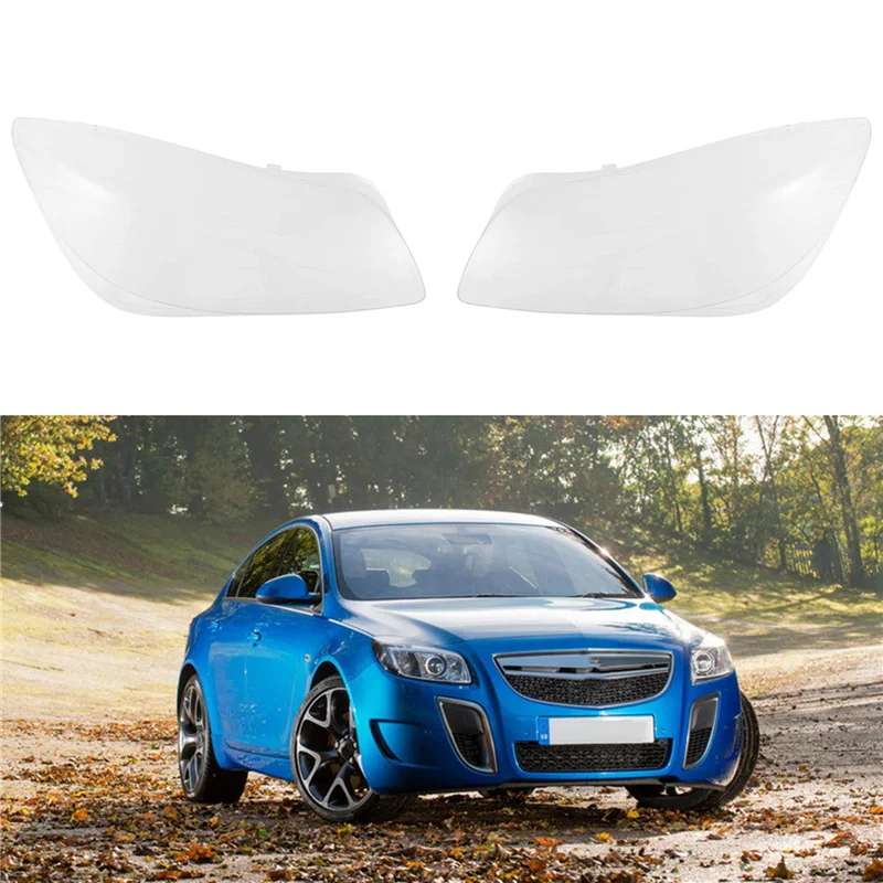 Cubierta de faro delantero transparente izquierdo para coche, pantalla de lámpara, cubierta de faro delantero, lente para Opel Insignia 2009-2011