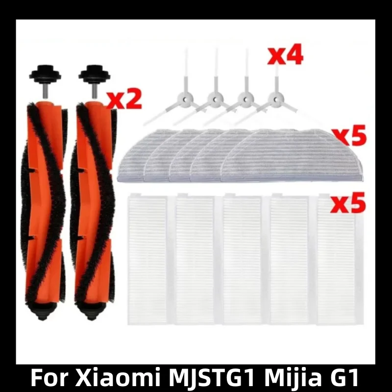 

Hepa Filter Main Side Brush For Xiaomi MJSTG1 Mijia G1 Mi Robot Vacuum-Mop Essential Cleaner Mop Rag Replacement Part Accessory