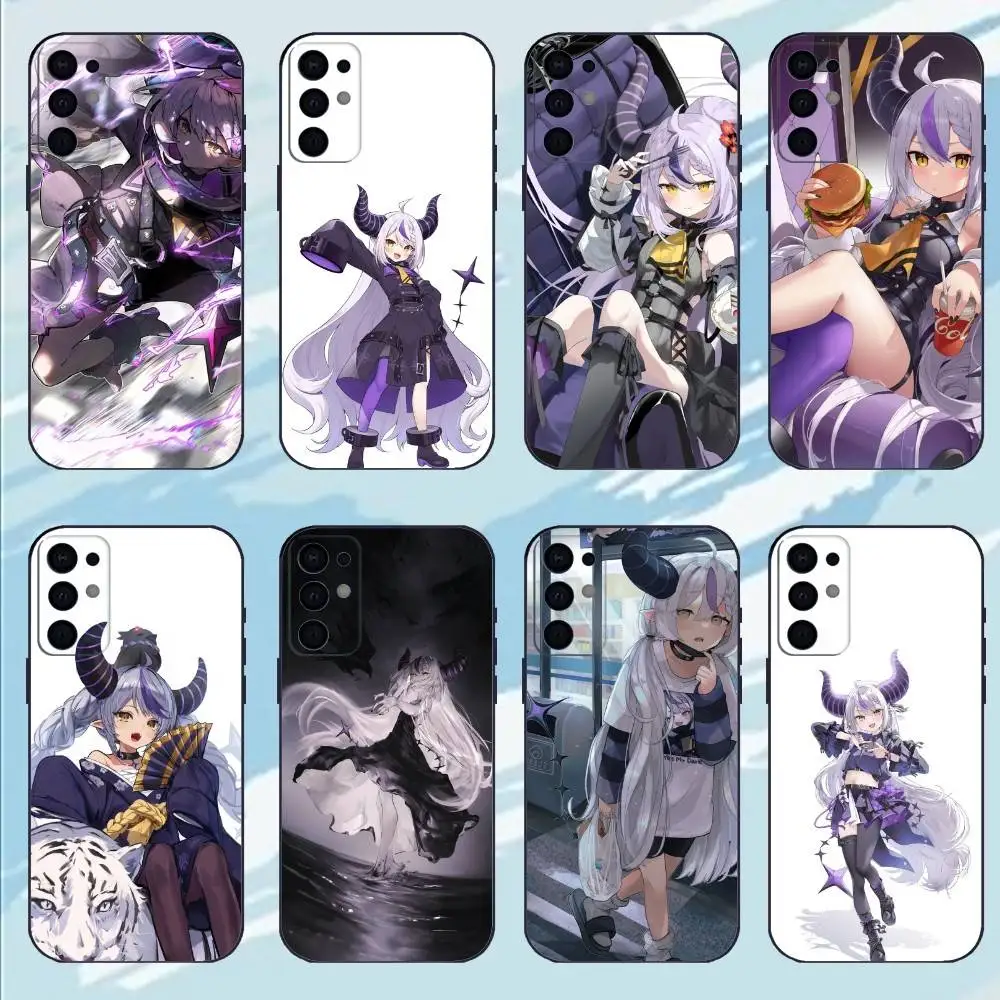 

HOLOLIVE L-Laplus Darkness Phone Case For Samsung S25,S24,S23,S22,S21,S20,Plus,Soft Black Shell